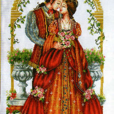 Схема вышивки «флирт»