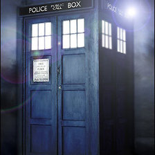 Схема вышивки «ТАРДИС»