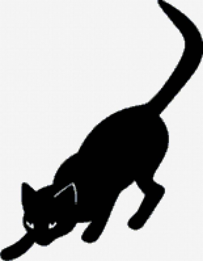 Черная кошка - кот, черный, кошка, черная - предпросмотр