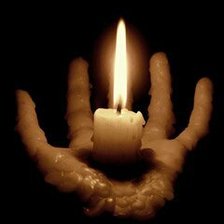 Схема вышивки «свеча»