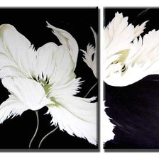 Схема вышивки «Диптих»