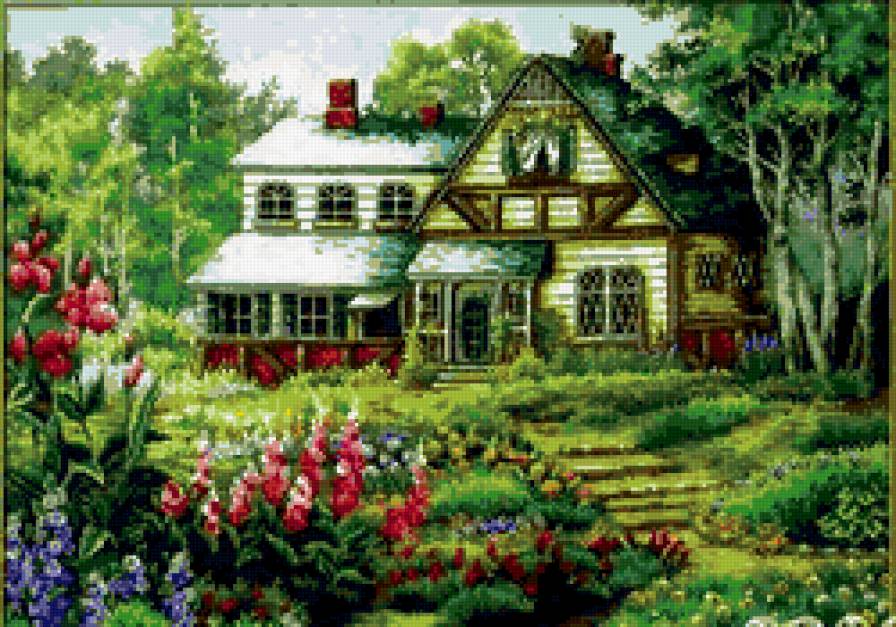 Домик - усадьба, дом - предпросмотр