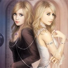 Схема вышивки «Блезнецы»