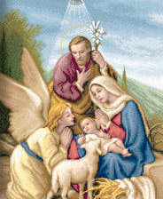 Схема вышивки «святое семейство»