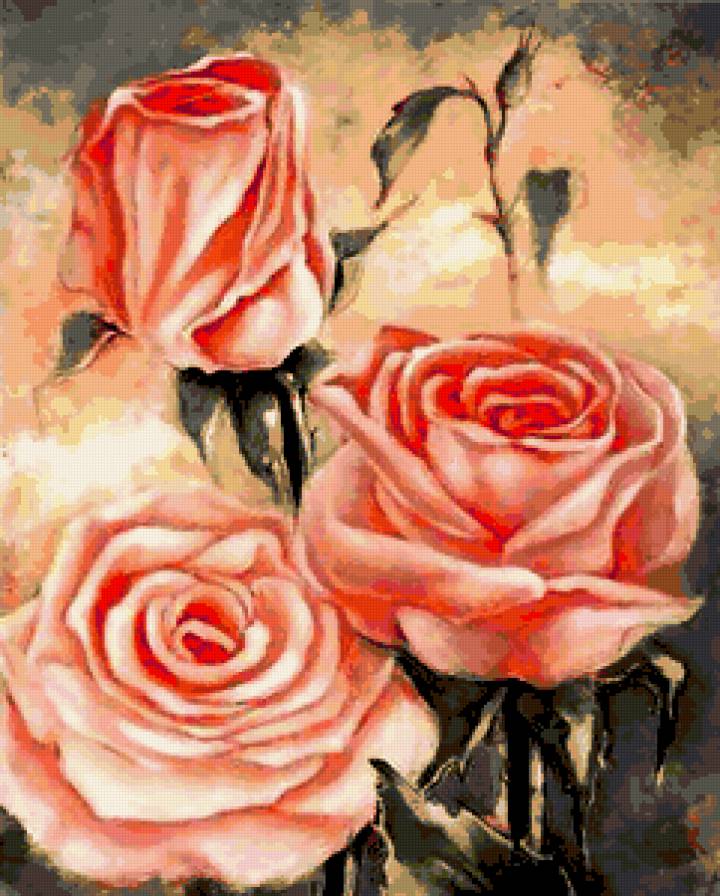 Серия "Букет" - цветы, букет, розы - предпросмотр