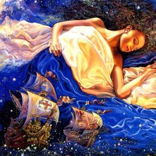 Схема вышивки «Сны о море»