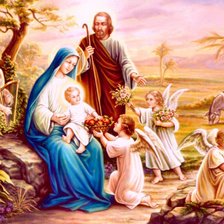 Схема вышивки «светото семейство111»