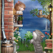 Схема вышивки «признание»