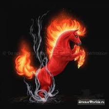 Схема вышивки «Конь-огонь»