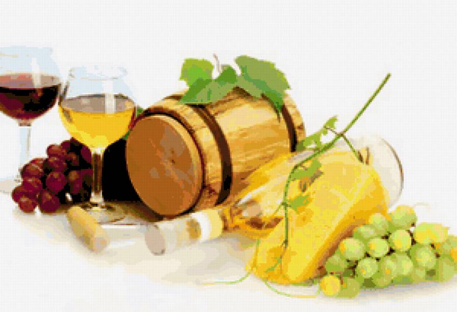 сир та вино - виноград, сир, вино - предпросмотр