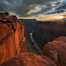 Схема вышивки «Каньон»