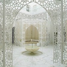 Схема вышивки «Восточный дворик»