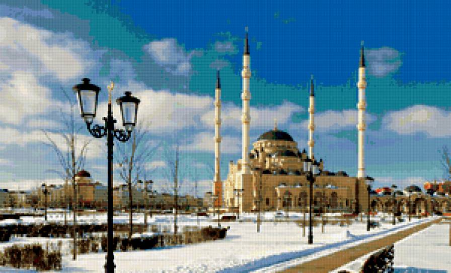 Сердце Чечни - мечеть, ислам - предпросмотр