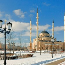 Схема вышивки «Сердце Чечни»