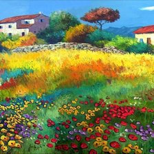 Схема вышивки «janiaczyk_triptyque_left_300x211_DMC_30»