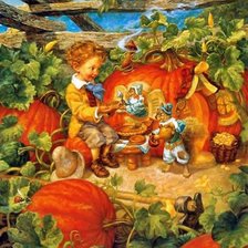 Схема вышивки «В гостях»