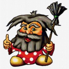 Схема вышивки «домовенок»