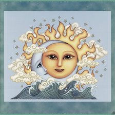 Схема вышивки «Лунные объятия»