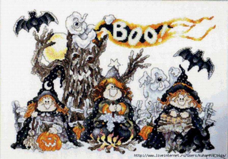 ведьмочки - хеллоуин - предпросмотр