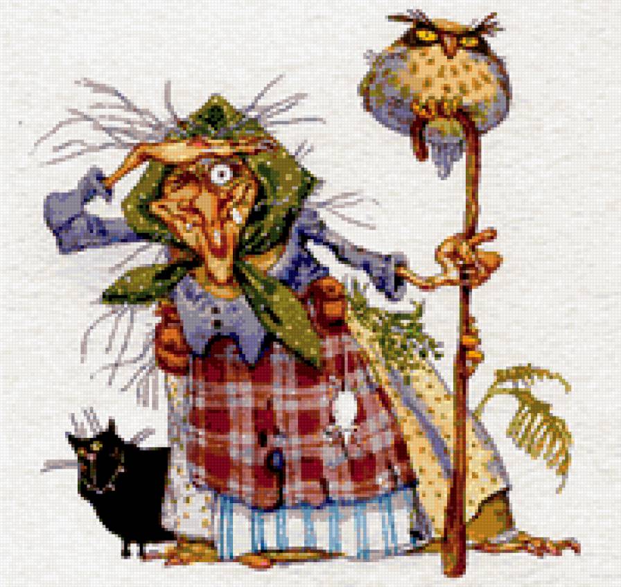 Ягуля в карауле - сказка, хеллоуин, деткам - предпросмотр