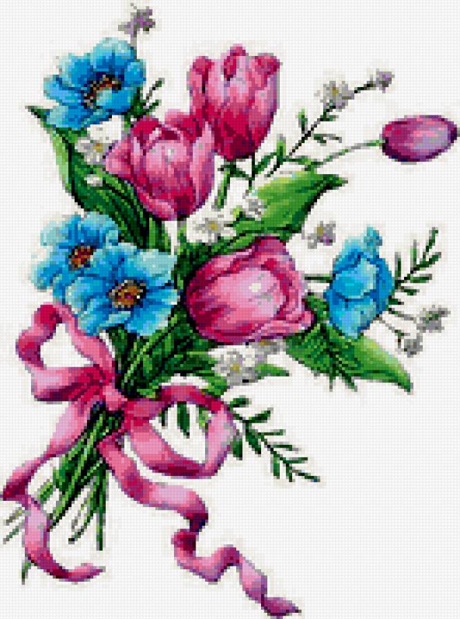 Для любимой - красота, цветы. - предпросмотр