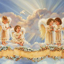 Схема вышивки «Ангелочки»