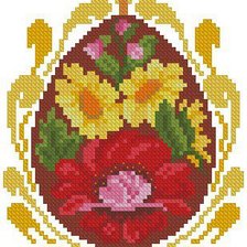 Схема вышивки «писанка»