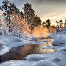 Схема вышивки «зима»