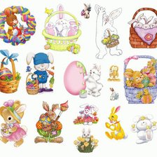 Схема вышивки «пасхальные мотивы»