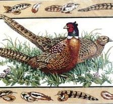 Схема вышивки «Фазаны»