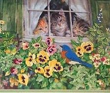 Схема вышивки «У окошка»