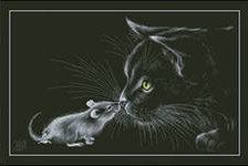 Схема вышивки «встреча»