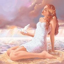 Схема вышивки «У моря»