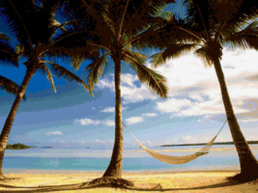 Пляж - море, пальмы, пляж - предпросмотр