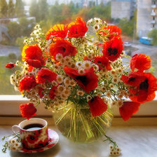 серия полевые букеты