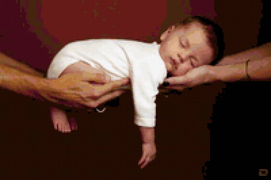 ребёнок на руках родителей - новорожденный, дети, родители, руки, ребенок - предпросмотр