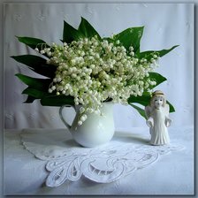 Схема вышивки «ландыши»