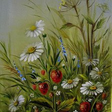 Схема вышивки «луг»