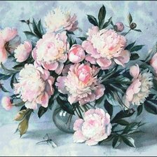 Схема вышивки «цветы»