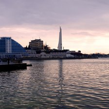 Схема вышивки «Набережная»