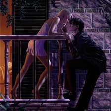 Схема вышивки «Красивая романтическая картина))»