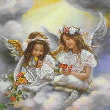 Схема вышивки «серия "ангелы"»