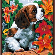 Схема вышивки «Вокруг весна»