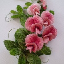 Схема вышивки «Душистый горошек»