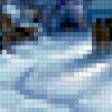 Предпросмотр схемы вышивки «зимний пейзаж» (№311125)