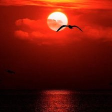 Схема вышивки «Закат»