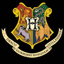 Схема вышивки «Герб Хогвартса»