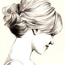 Схема вышивки «Девушка Melanie Kleinmeli»