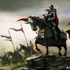 Схема вышивки «рыцари»