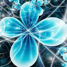 Схема вышивки «неон»